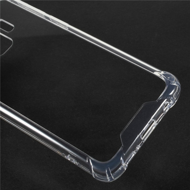 Drop-Proof Clear Acrylic Back + TPU Edge Hybrid Shell for Samsung Galaxy S9 - Transparent-4