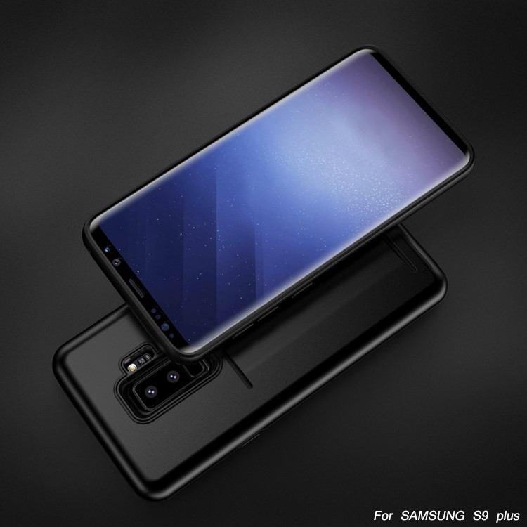 Card Holder PC + TPU Hybrid Case for Samsung Galaxy S9+ - Black-6