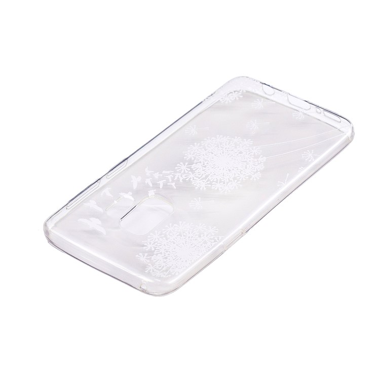 Soft Embossed Pattern Printing TPU Protective Mobile Phone Shell for Samsung Galaxy S9 - Dandelion-3