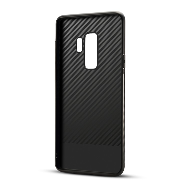 Pattern Printing PU Leather Coated PC + TPU Combo Casing Cover for Samsung Galaxy S9 Plus - Pretty Flower Pattern-4