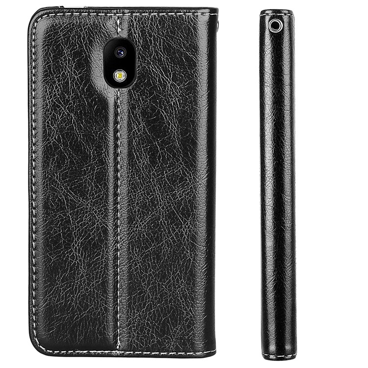 Business Style Auto-absorbed PU Leather Case with Card Slot for Samsung Galaxy J5 (2017) EU Version/J5 Pro (2017) - Black-3