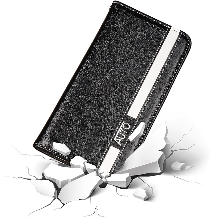 Business Style Auto-absorbed PU Leather Case with Card Slot for Samsung Galaxy J5 (2017) EU Version/J5 Pro (2017) - Black-4