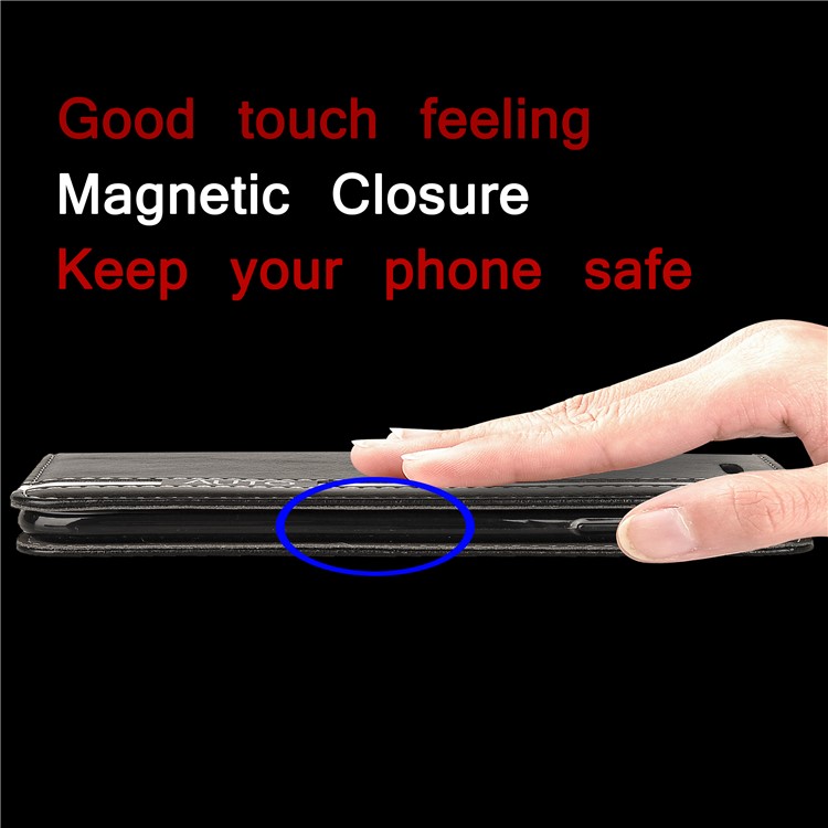 Business Style Auto-absorbed PU Leather Case with Card Slot for Samsung Galaxy S8+ SM-G955 - Black-11
