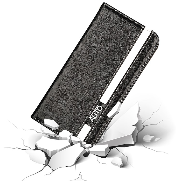 Business Style Auto-absorbed PU Leather Case with Card Slot for Samsung Galaxy S8+ SM-G955 - Black-7