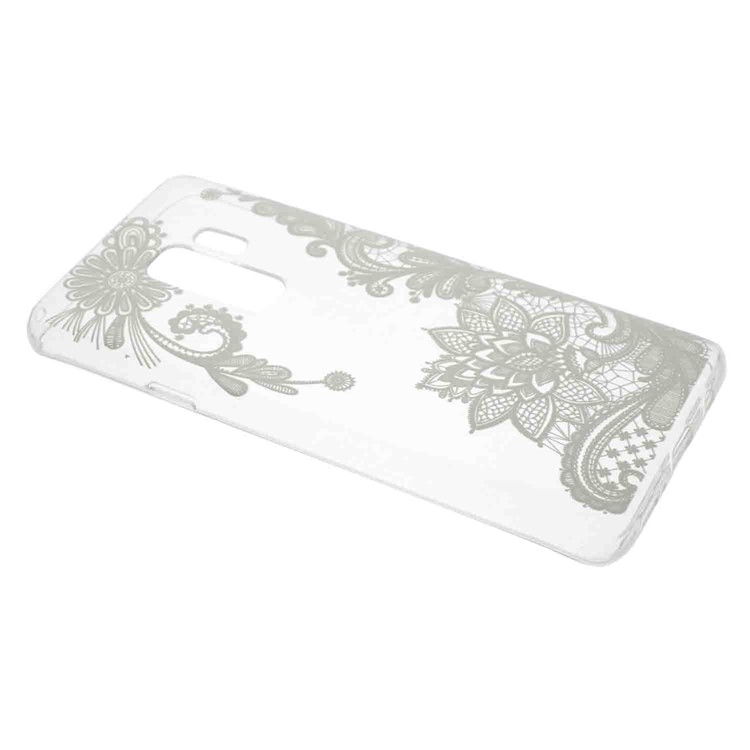 Embossment Patterned TPU Soft Phone Case for Samsung Galaxy S9+ G965 - Mandala Flower-2