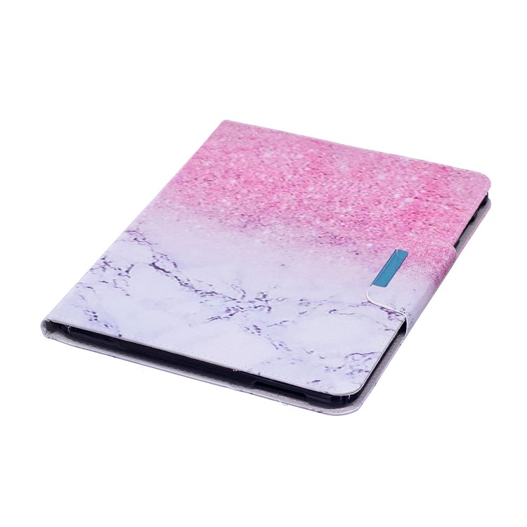 Patterned Leather Smart Case Wallet for Samsung Galaxy Tab 4 10.1 T530 T531 T535 - Marble Grain and Glitter Pattern-6