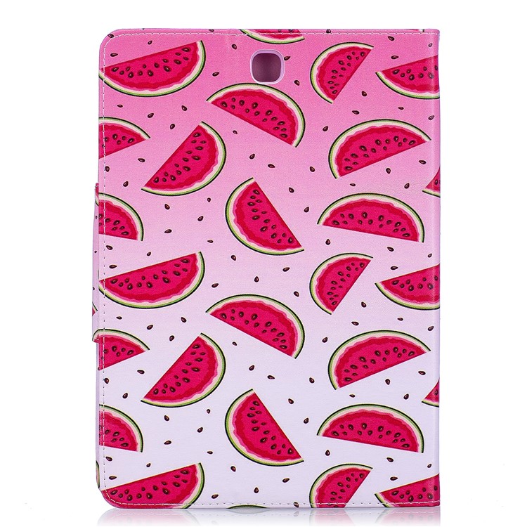 Pattern Printing Wallet Leather Smart Case for Samsung Galaxy Tab A 9.7 T550 T555 - Watermelon Slice-3