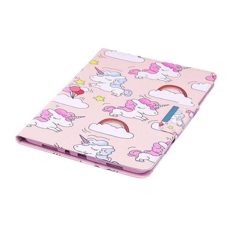 Pattern Printing Wallet Leather Smart Cover for Samsung Galaxy Tab A 9.7 T550 T555 - Unicorn and Cloud-6