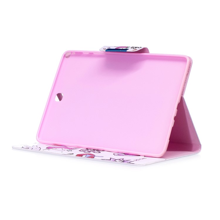 Patterned Wallet Smart Leather Shell Case for Samsung Galaxy Tab A 9.7 T550 T555 - Girl Gang-5