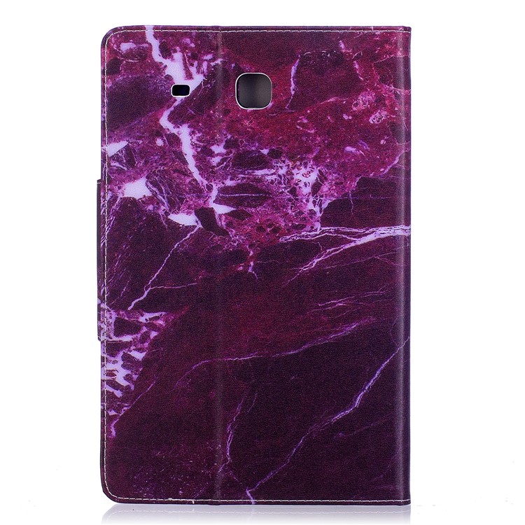 Modèle Impression Couverture En Cuir Intelligente Avec Support Pour Samsung Galaxy Onglet E 9.6 T560 - Grain De Marbre-2