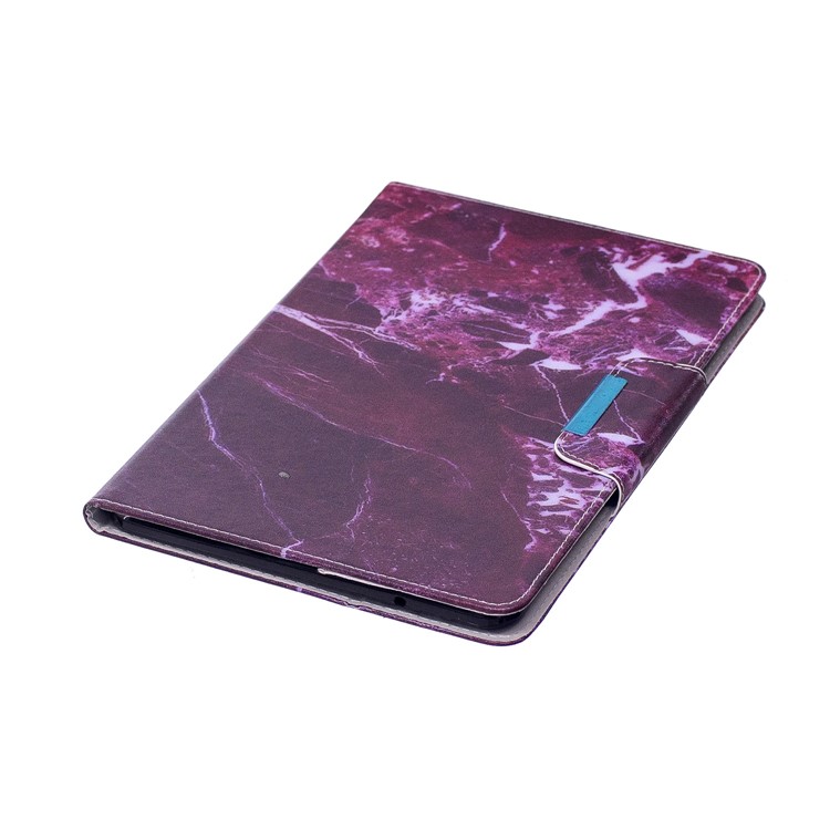 Modèle Impression Couverture En Cuir Intelligente Avec Support Pour Samsung Galaxy Onglet E 9.6 T560 - Grain De Marbre-6