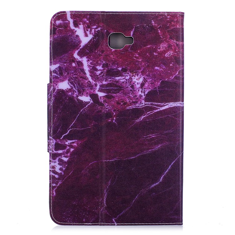 Patterned PU Leather Stand Wallet Smart Tablet Cover for Samsung Galaxy Tab A 10.1 (2016) - Marble Grain-2