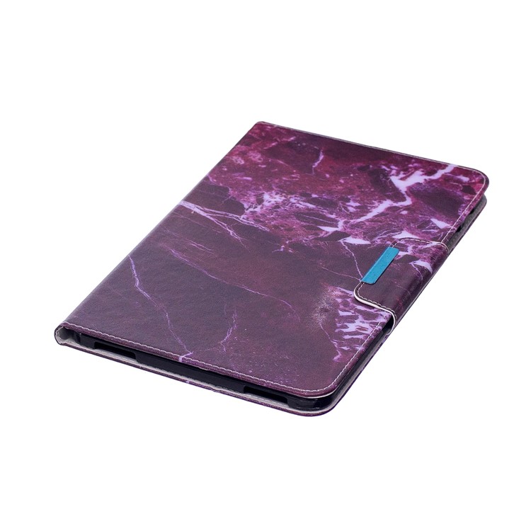 Patterned PU Leather Stand Wallet Smart Tablet Cover for Samsung Galaxy Tab A 10.1 (2016) - Marble Grain-6