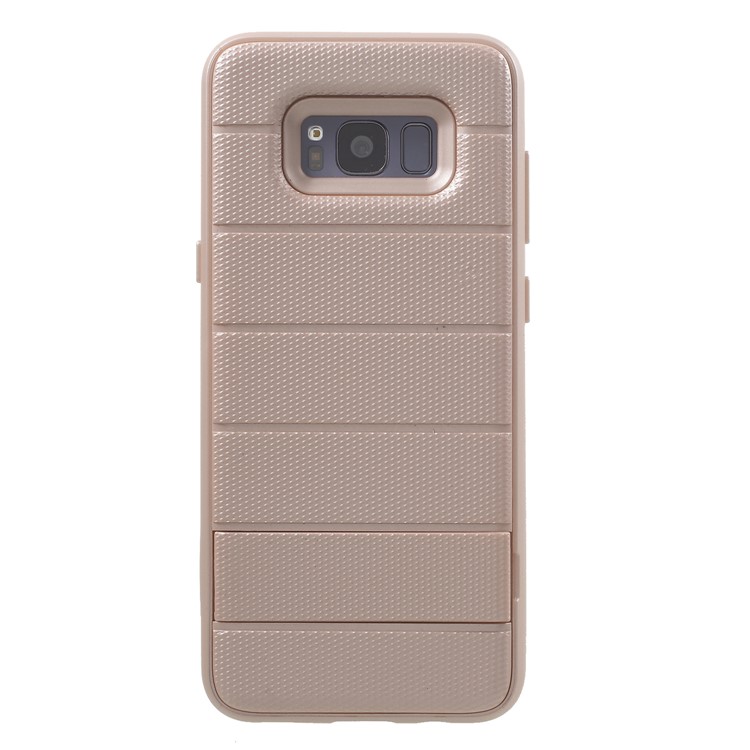 Cool Armor PC + TPU Hybrid Case with Invisible Kickstand for Samsung Galaxy S8 SM-G950 - Rose Gold-3