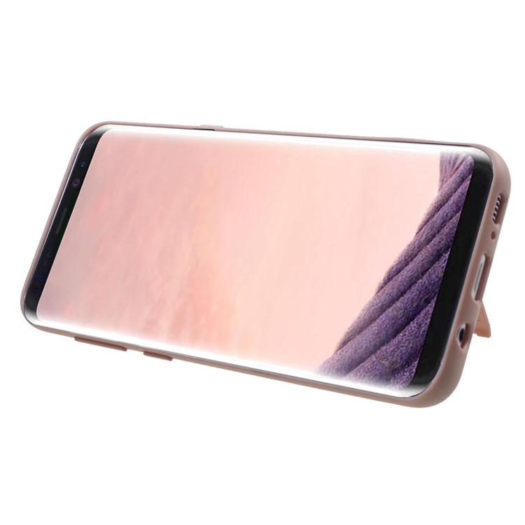 Cool Armor PC + TPU Hybrid Case with Invisible Kickstand for Samsung Galaxy S8 SM-G950 - Rose Gold-4