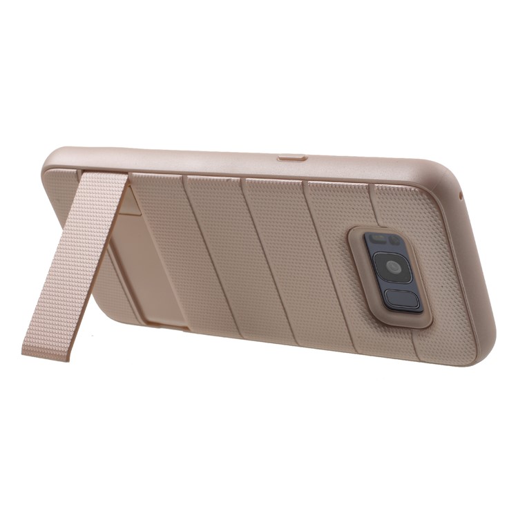 Cool Armor PC + TPU Hybrid Case with Invisible Kickstand for Samsung Galaxy S8 SM-G950 - Rose Gold-5