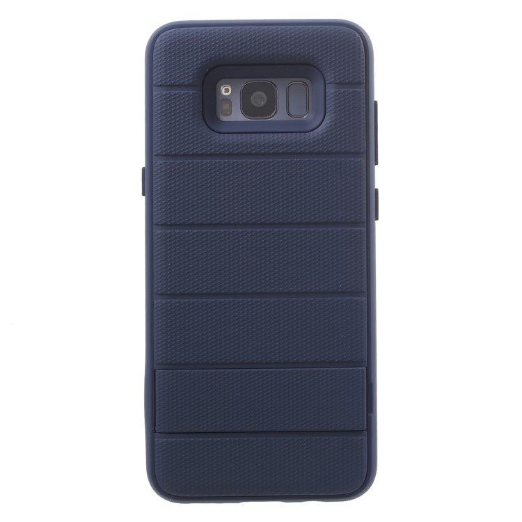 Cool Armor PC + TPU Combo Casing with Invisible Kickstand for Samsung Galaxy S8 SM-G950 - Blue-1
