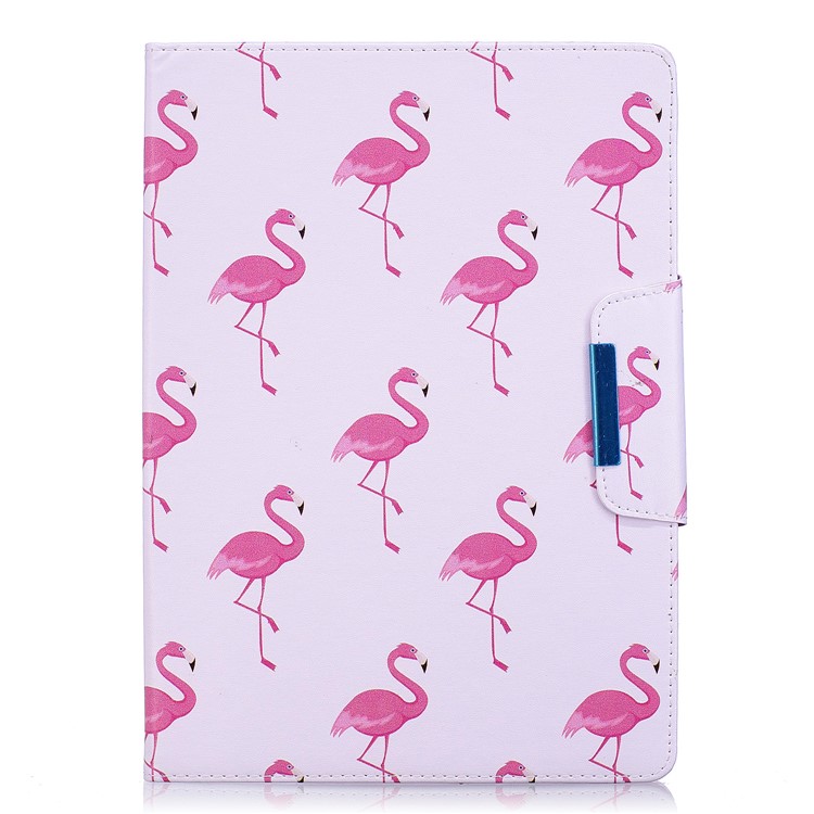 Patterned Leather Stand Smart Tablet Cover for Samsung Galaxy Tab S2 9.7 T810 T815 - Flamingos-2