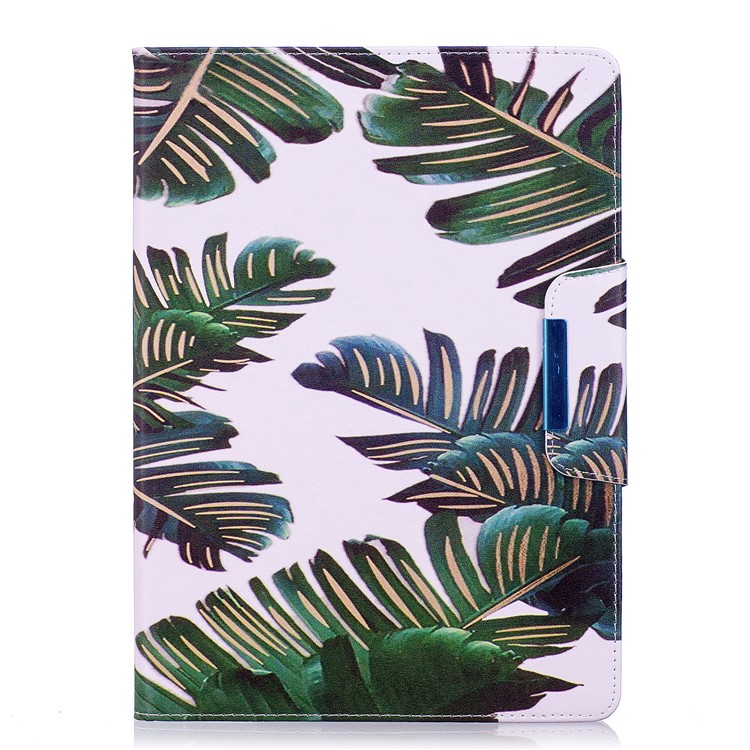 

Patterned Leather Stand Smart Tablet Shell for Samsung Galaxy Tab S2 9.7 T810 T815 - Banana Leaves