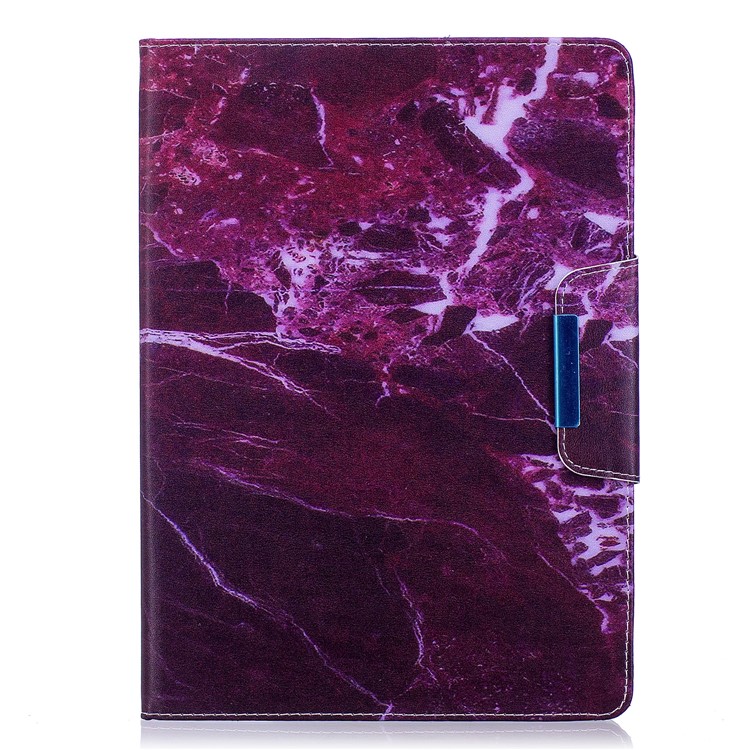 Patterned Leather Stand Smart Casing Cover for Samsung Galaxy Tab S2 9.7 T810 T815 - Marble Grain-1