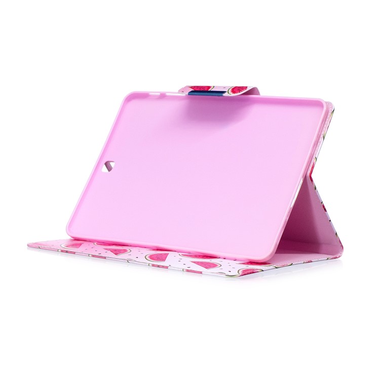 Patterned Leather Stand Wallet Smart Shell for Samsung Galaxy Tab S2 9.7 T810 T815 - Watermelon Slices-5