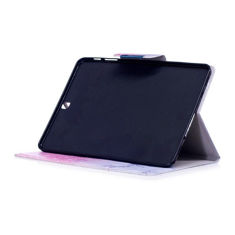 Patterned Leather Stand Wallet Smart Case for Samsung Galaxy Tab S2 9.7 T810 T815 - Marble Grain and Glitter Pattern-5