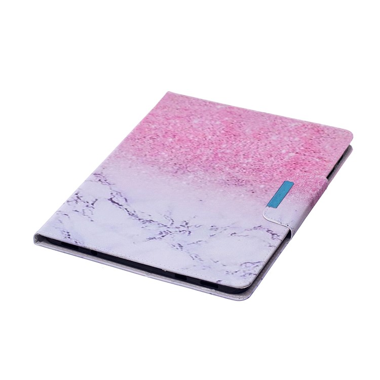 Patterned Leather Stand Wallet Smart Case for Samsung Galaxy Tab S2 9.7 T810 T815 - Marble Grain and Glitter Pattern-6