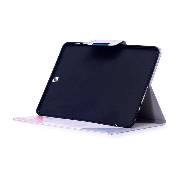 Patterned Leather Stand Smart Protection Cover for Samsung Galaxy Tab S2 9.7 T810 T815 - Triangle and Marble Grain-5