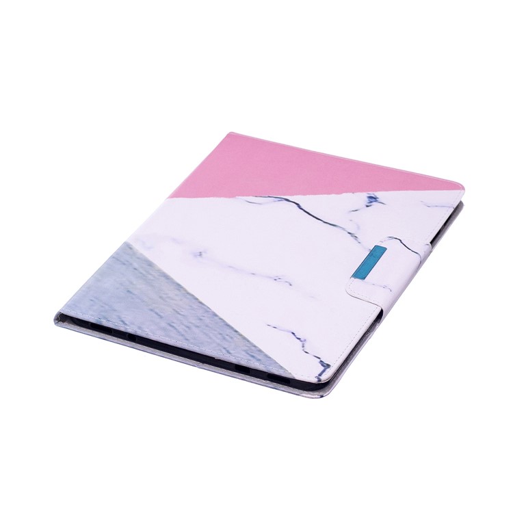 Patterned Leather Stand Smart Protection Cover for Samsung Galaxy Tab S2 9.7 T810 T815 - Triangle and Marble Grain-6