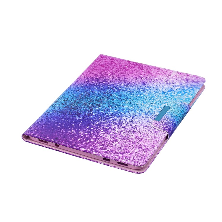 Patterned Leather Wallet Smart Protection Cover for Samsung Galaxy Tab S2 9.7 T810 T815 - Colorful Glitter Pattern-6