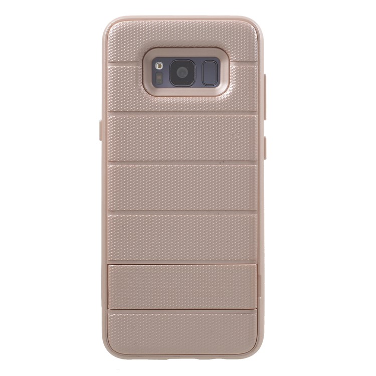 Cool Armor PC + TPU Hybrid Case with Invisible Kickstand for Samsung Galaxy S8 Plus SM-G955 - Rose Gold-3