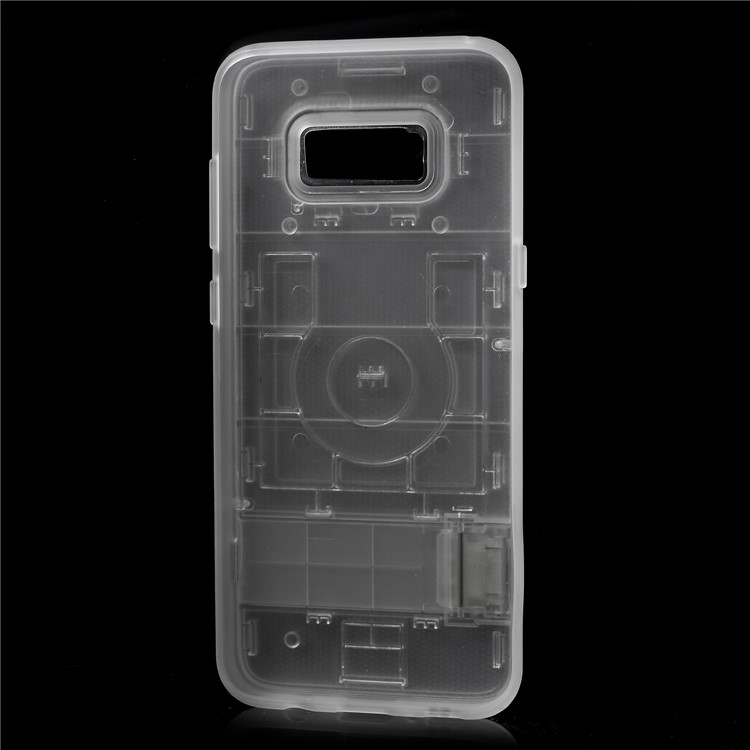 Cool Armor PC + TPU Hybrid Shell with Invisible Kickstand for Samsung Galaxy S8+ SM-G955 - Transparent-6