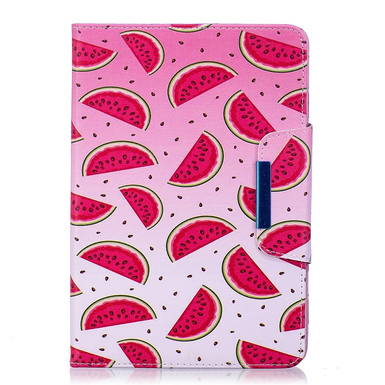 

Patterned Leather Wallet Stand Smart Tablet Shell for Samsung Galaxy Tab S2 8.0 T710 T715 - Watermelon Slices