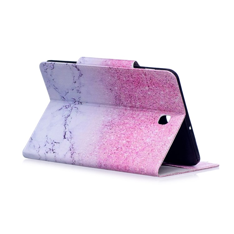 Pattern Printing Leather Protection Smart Shell for Samsung Galaxy Tab S2 8.0 T710 T715 - Marble Grain and Glitter Pattern-4
