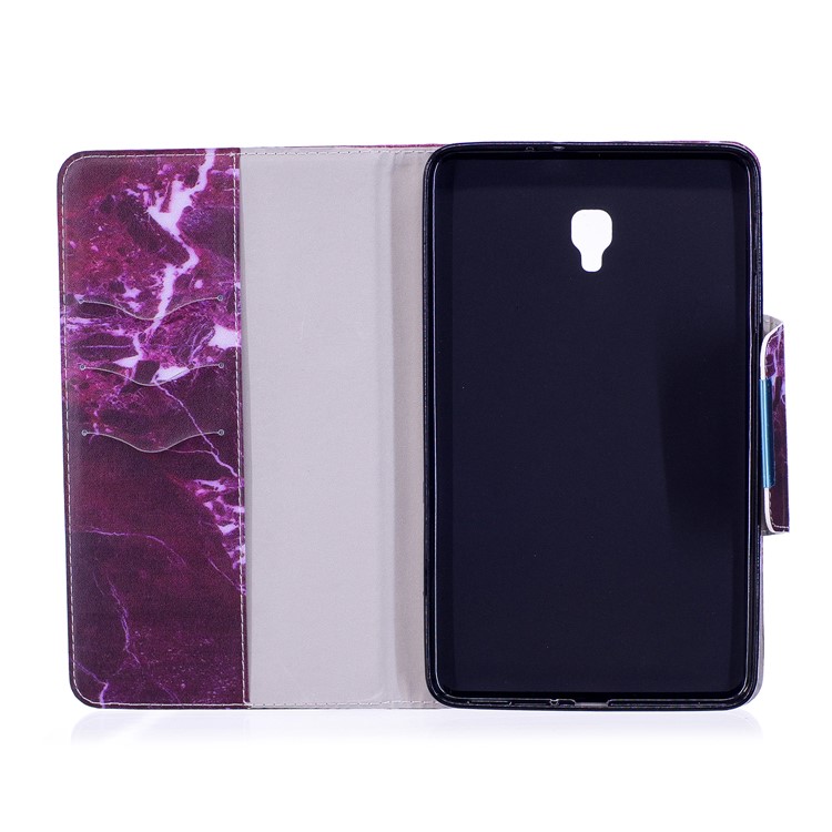 Pattern Printing PU Leather Wallet Stand Smart Shell for Samsung Galaxy Tab A 8.0 (2017) - Marble Grain-3