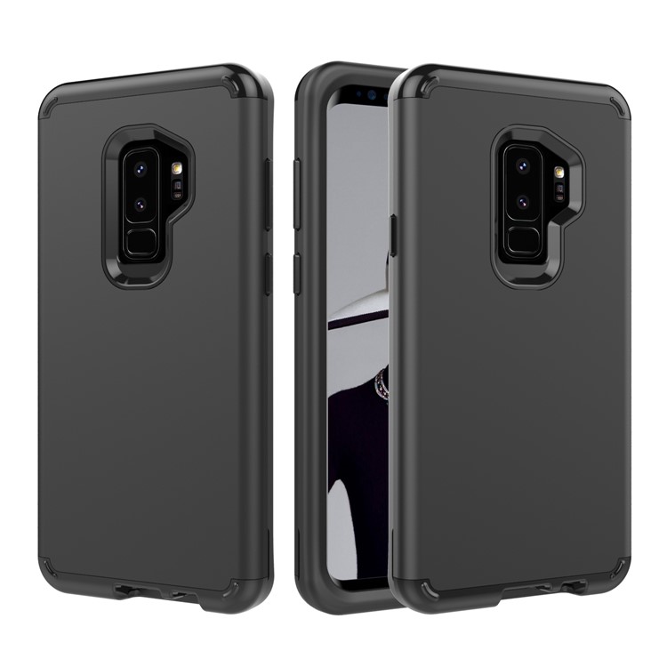 2-in-1 Heavy Duty Shockproof PC + Silicone Hybrid Case for Samsung Galaxy S9+ SM-G965 - Black-2