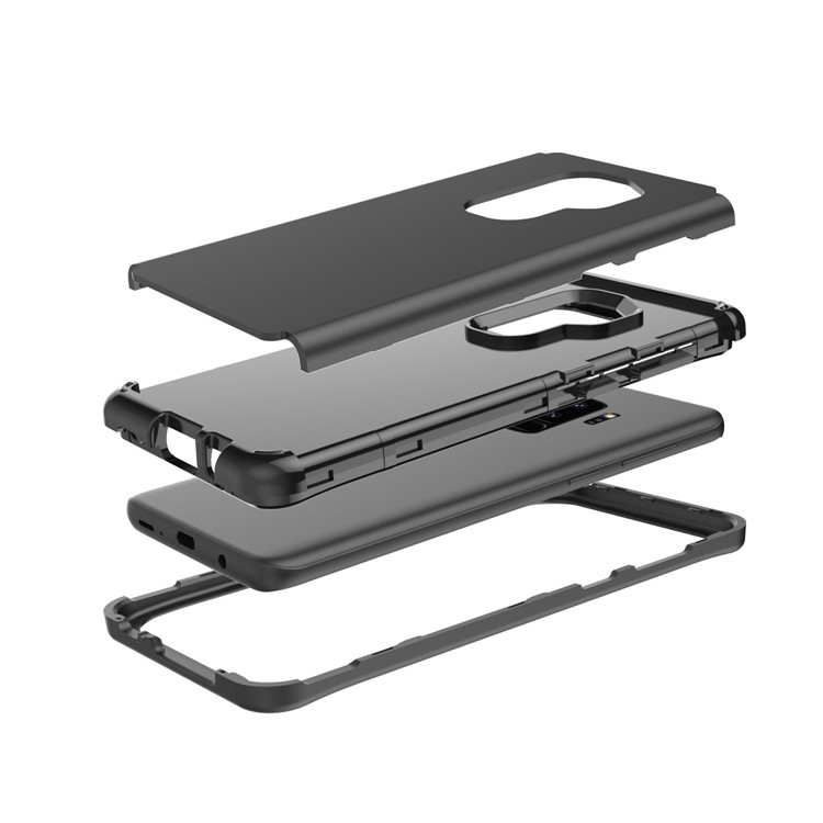 2-in-1 Heavy Duty Shockproof PC + Silicone Hybrid Case for Samsung Galaxy S9+ SM-G965 - Black-7