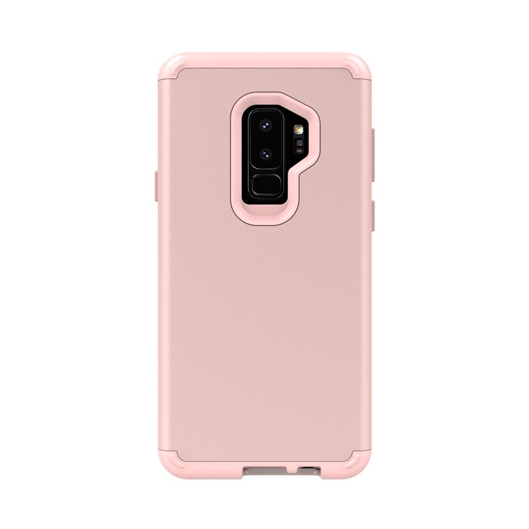 2-in-1 Heavy Duty PC + Silicone Drop-proof Mobile Cover for Samsung Galaxy S9+ SM-G965 - Rose Gold-3