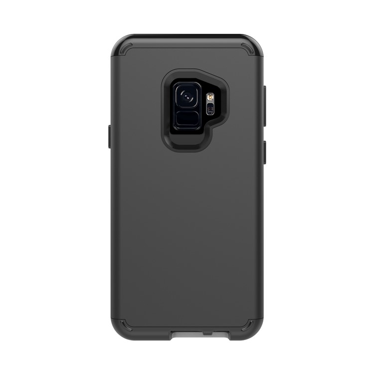 For Samsung Galaxy S9 G960 Heavy Duty 3-piece PC + Silicone Hybrid Case - Black-3