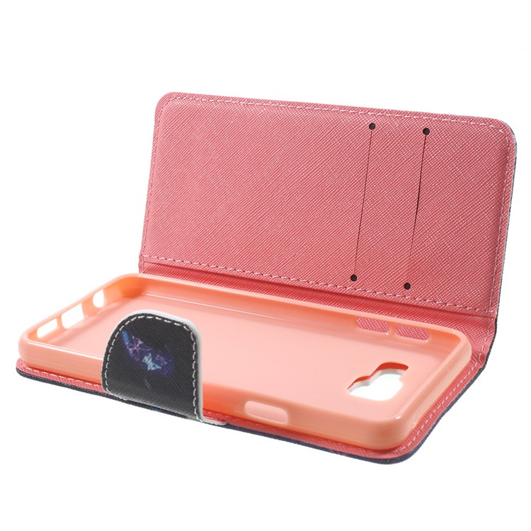Wallet Leather Shell Case for Samsung Galaxy A3 SM-A310F (2016) - Vivid Butterflies-4