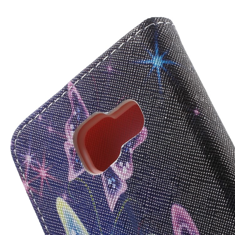 Wallet Leather Shell Case for Samsung Galaxy A3 SM-A310F (2016) - Vivid Butterflies-8