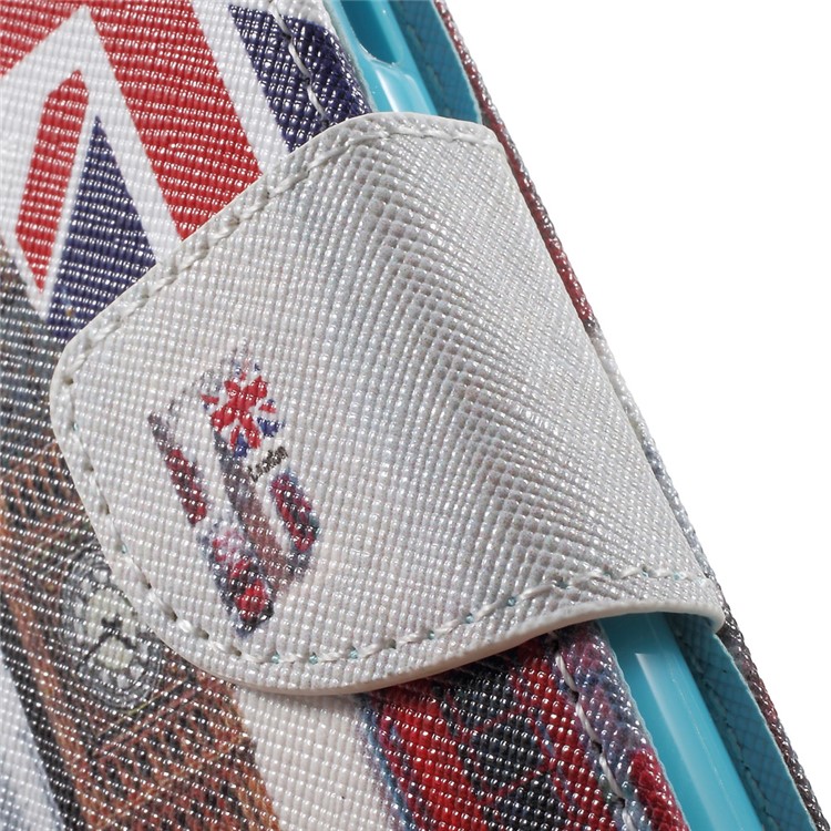 Wallet Leather Cover for Samsung Galaxy A3 SM-A310F (2016) - Big Ben & Double-decker Bus-8