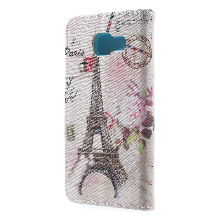 Stand Leather Phone Cover for Samsung Galaxy A3 SM-A310F (2016) - Paris Eiffel Tower-2