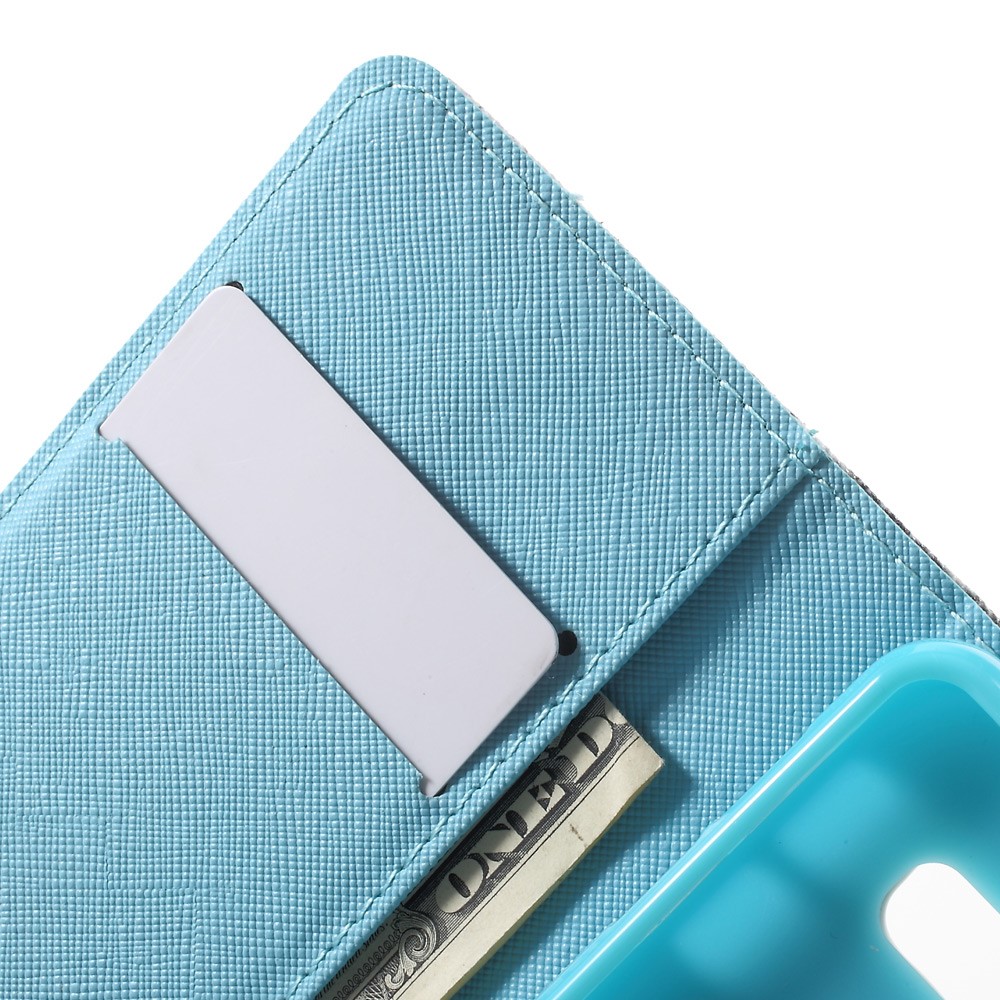 Coque De Téléphone En Cuir De Stand Pour Samsung Galaxy A3 SM-A310F (2016) - Papillon Bleu