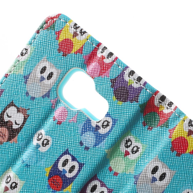 Wallet Leather Protective Case for Samsung Galaxy A3 SM-A310F (2016) - Multiple Owls-7