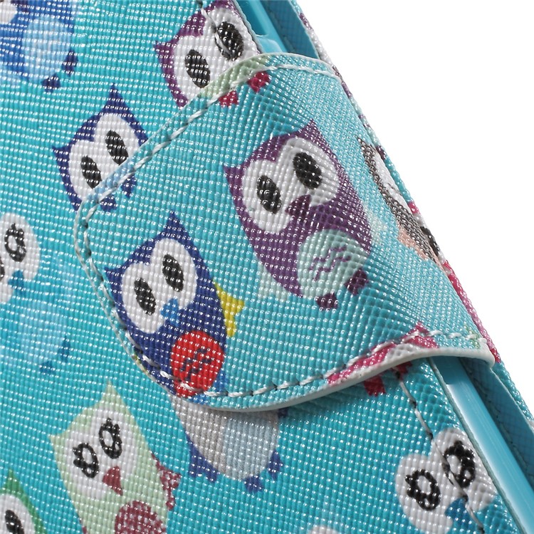 Wallet Leather Protective Case for Samsung Galaxy A3 SM-A310F (2016) - Multiple Owls-8