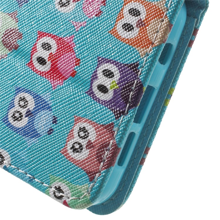 Wallet Leather Protective Case for Samsung Galaxy A3 SM-A310F (2016) - Multiple Owls-9