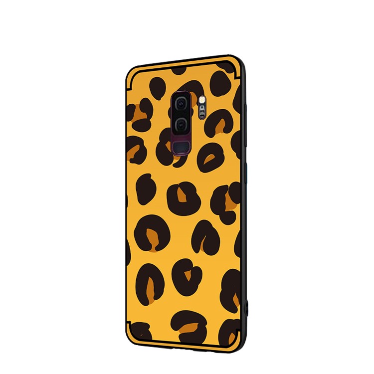 NXE Embossed Patterned Soft TPU Phone Cover for Samsung Galaxy S9+ SM-G965 - Leopard Texture-2