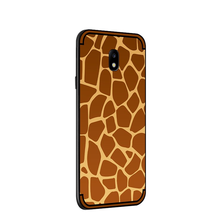 NXE Embossment Pattern TPU Case for Samsung Galaxy J5 (2017) EU Version/J5 Pro (2017) - Giraffe Pattern-3