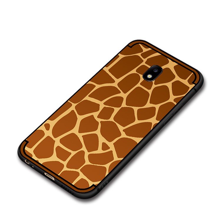NXE Embossment Pattern TPU Case for Samsung Galaxy J5 (2017) EU Version/J5 Pro (2017) - Giraffe Pattern-5